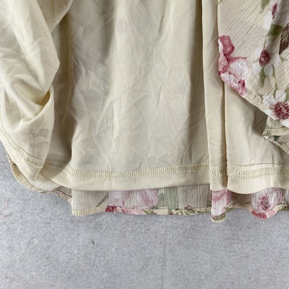 Lara Prairie Dress Women Large Cottegecore Floral Midi Button Rayon Southwestern - Picture 10 of 14